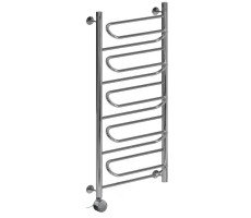 Полотенцесушитель Электрический Ника CURVE ЛZ 120/60 левый тэн хром 