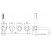 Смеситель для душа Almar Modular E180143.NB Никель 