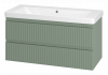 Тумба под раковину Brevita Victory 105 подвесная (зеленая) VIC-09105-0802Я 