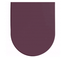 Сиденье для унитаза ISVEA Infinity F50 40KF0543I-S цвет бордовый матовый 