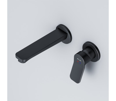 Смеситель для раковины, монтируемый в стену AM.PM X-Joy F85A72622 Черный 