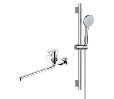 Смеситель для ванны с душем Aquatek НИКА AQ1833CR хром 