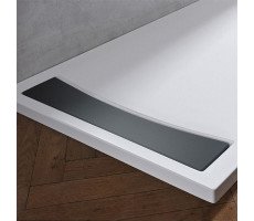 Крышка слива для душевого поддона шириной 80 см, матовое серебро Jacob Delafon E62C80-S21 