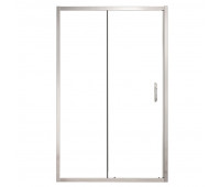 Душевая дверь Azario MILTON раздвижная 140х200, толщина полотна 6мм левая, цвет профиля серебро 