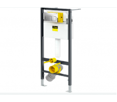 Инсталляционный сет с кнопкой Life 5 Viega Prevista Dry 792824 хром Инсталляционный сет с кнопкой Life 5 Viega Prevista Dry 792824 хром