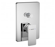 Встраиваемый смеситель 2-функц. Bravat PB856101CP-2-ENG Хром 