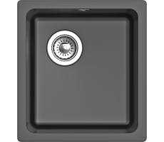 Мойка Rivelato BERKANA 35 подст.монтаж 1-чаш 415*455 BK-35 antracite Мойка Rivelato BERKANA 35 подст.монтаж 1-чаш 415*455 BK-35 antracite
