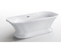 Ванна акриловая AZARIO BORDEAUX 1800x900x600, свободностоящая, в комплекте с сифоном и металлической рамой, белая BOR18090 