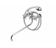 Смеситель для ванны с душем FAUZT FZs-428-54 тип См-ВУДРНШлА  Смеситель для ванны с душем FAUZT FZs-428-54 тип См-ВУДРНШлА