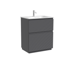 Тумба напольная SANCOS Folk Floor, 690х445х850, c двумя ящиками оснащенными доводчиками, Grey soft, арт.FL70FGS Тумба напольная SANCOS Folk Floor, 690х445х850, c двумя ящиками оснащенными доводчиками, Grey soft, арт.FL70FGS