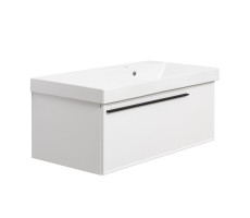 Тумба под раковину подвесная La Fenice Elba FNC-01-ELB-B-90, белая  Тумба под раковину подвесная La Fenice Elba FNC-01-ELB-B-90, белая