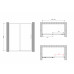 Душевая дверь ABBER Komfort AG93130B черный матовый 