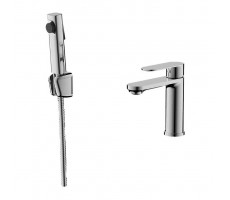 Смеситель для раковины с гигиеническим душем Maretti Florenza FLG32RF70, хром 