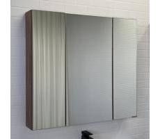 Зеркало-шкаф Comforty Соло-90 дуб тёмно-коричневый 00-00010980 