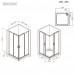 Душевое ограждение 100x100 см, без поддона AM.PM Gem W90G-403-100100-BT  