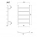 Полотенцесушитель водяной Domoterm Калипсо Калипсо П5 500x700 Хром Полотенцесушитель водяной Domoterm Калипсо Калипсо П5 500x700 Хром