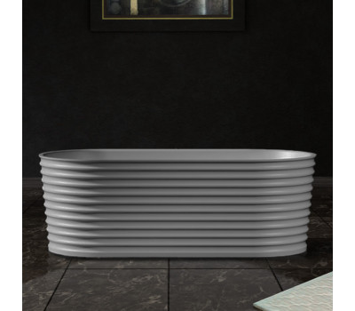 Ванна из искусственного камня ABBER Stein AS9650 белая матовая  Ванна из искусственного камня ABBER Stein AS9650 белая матовая