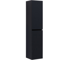 Шкаф-пенал Aquanet Вега 2.0 35 черный