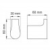 Крючок WasserKRAFT Glan K-5100 5123 черный матовый 
