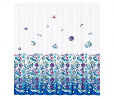 Шторка WasserKRAFT Salm SC-13000 13101 синий 