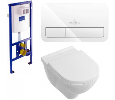 Унитаз с инсталляцией Villeroy & Boch ONovo 5660 HR 01 (инсталляция 9224 61 00 + клавиша 9224 90 68) Унитаз с инсталляцией Villeroy & Boch ONovo 5660 HR 01 (инсталляция 9224 61 00 + клавиша 9224 90 68)