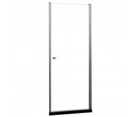 Душевая дверь Azario Alberta распашная 80х190, толщина полотна 6мм универсальная, цвет профиля серебро 