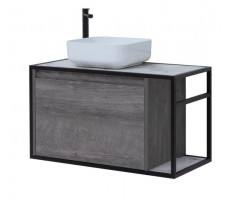Тумба под раковину Aquanet Nova Lite Loft 90 L дуб рошелье 