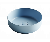 Умывальник чаша накладная круглая (цвет Голубой Матовый) Element 390*390*120мм Ceramica Nova CN6022ML Голубой Матовый 