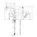 Смеситель для кухни Hansgrohe Metris 14822800 сталь