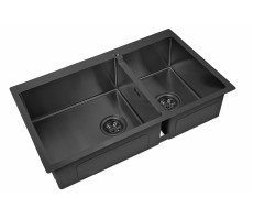 Мойка для кухни Zorg PVD 78-2-51-L GRAF графит 