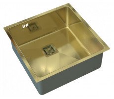 Мойка кухонная ZORG Inox PVD SZR-44 BRONZE бронза 
