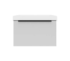 Тумба под раковину подвесная La Fenice SIMPLA FNC-01-SIM-B-60, белая  Тумба под раковину подвесная La Fenice SIMPLA FNC-01-SIM-B-60, белая