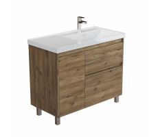 Тумба с раковиной Aquanet Nova Lite 2.0 100 R напольная цв. дуб рустикальный 00365915 Тумба с раковиной Aquanet Nova Lite 2.0 100 R напольная цв. дуб рустикальный 00365915