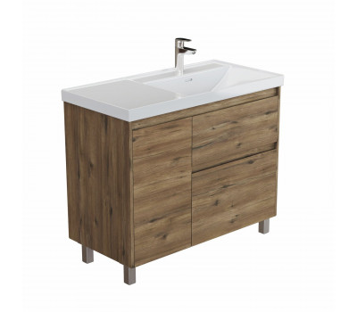 Тумба с раковиной Aquanet Nova Lite 2.0 100 R напольная цв. дуб рустикальный 00365915 Тумба с раковиной Aquanet Nova Lite 2.0 100 R напольная цв. дуб рустикальный 00365915