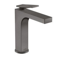 Смеситель для раковины Axor Citterio 39071340 шлифованный черный хром Смеситель для раковины Axor Citterio 39071340 шлифованный черный хром