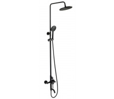 Душевая система со смесителем Vessel черная VST220VSLBlack VODA 