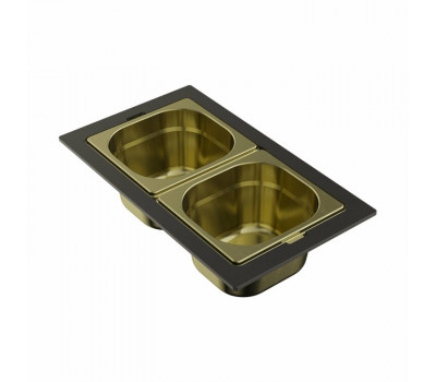 Контейнер, OMOIKIRI DC-04-2, размер 376*220*100, цвет-светлое золото 4999086 