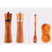 Набор мельниц для специй на подставке, Omoikiri Home, GR-02-SET, материал-древесина акации 4911413 