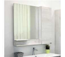 Зеркало-шкаф Comforty Верона-90 дуб белый 00004136714 