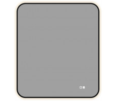 Зеркало Aquanet Контур 800х700 LED TX антипар, черный 00367662 