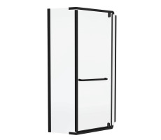Душевой уголок Knotlor FCD090CG0BL 5-тиугольный 90х90х200 черный  