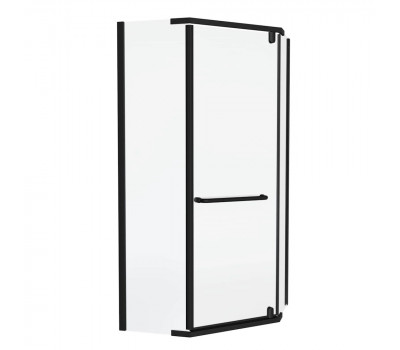 Душевой уголок Knotlor FCD090CG0BL 5-тиугольный 90х90х200 черный  