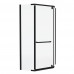 Душевой уголок Knotlor FCD090CG0BL 5-тиугольный 90х90х200 черный  