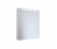 Зеркало шкаф MIXLINE ВИКТОРИЯ 70х80 2 створки, левый, сенсорный выключатель, светодиодная подсветка 547259  