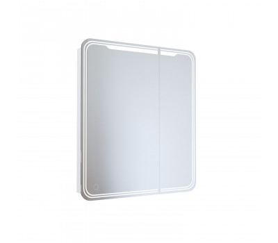 Зеркало шкаф MIXLINE ВИКТОРИЯ 70х80 2 створки, левый, сенсорный выключатель, светодиодная подсветка 547259  
