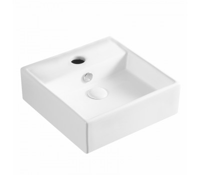 Раковина накладная 38х38 Azario AZ-4148 цвет Белый Раковина накладная 38х38 Azario AZ-4148 цвет Белый