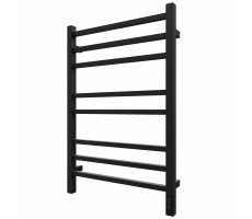 Полотенцесушитель электрический GROIS Alex GR-102 500/800 П8 RAL9005 U черный матовый Полотенцесушитель электрический GROIS Alex GR-102 500/800 П8 RAL9005 U черный матовый