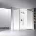 Душевой угол Veconi Rovigo RV-060, 1700х900х1950, хром, стекло прозрачное 