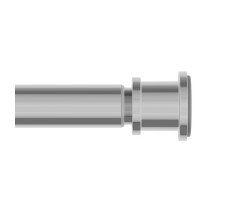 Карниз для ванной комнаты, 110-200 см, хром глянцевый, Elegante, IDDIS, RSC0120i14 