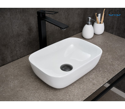 Раковина Gid N1334 51237 накладная ,белая Раковина Gid N1334 51237 накладная ,белая